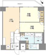 KURAMAE214 1003 間取り図