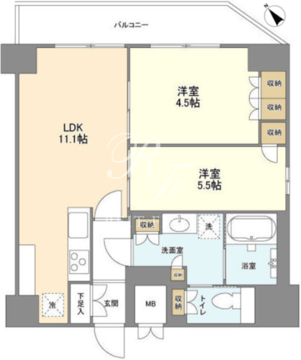 KURAMAE214 1003 間取り図