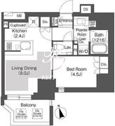 ベルビュー千代田飯田橋 902 間取り図