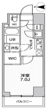 ガリシア森下5 202 間取り図