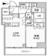 ガリシア森下5 205 間取り図