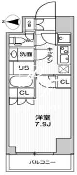 ガリシア森下5 503 間取り図