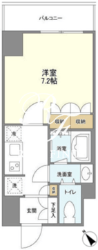 KURAMAE214 503 間取り図