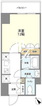 KURAMAE214 603 間取り図