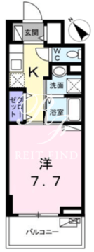 ライト・アベニュー 504 間取り図