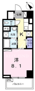 ライト・アベニュー 405 間取り図