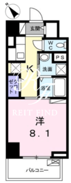 ライト・アベニュー 702 間取り図