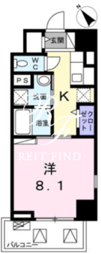 ライト・アベニュー 601 間取り図