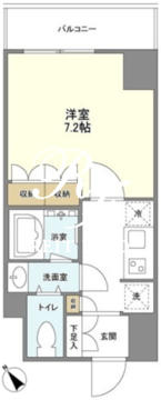 KURAMAE214 1102 間取り図