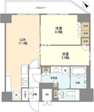KURAMAE214 1103 間取り図