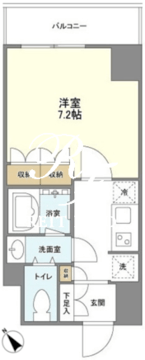 KURAMAE214 1202 間取り図