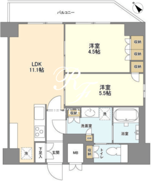 KURAMAE214 1303 間取り図