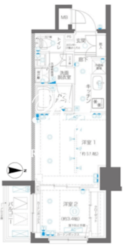 ズーム高田馬場 302 間取り図