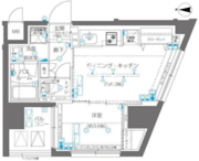 ズーム高田馬場 409 間取り図