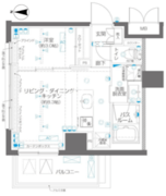 ズーム高田馬場 209 間取り図