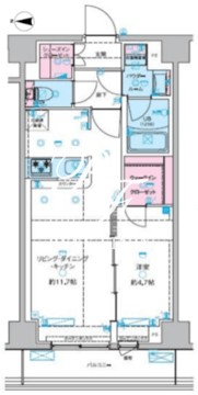 ジェノヴィア本所吾妻橋2スカイガーデン 602 間取り図