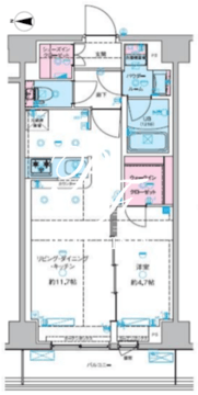 ジェノヴィア本所吾妻橋2スカイガーデン 303 間取り図