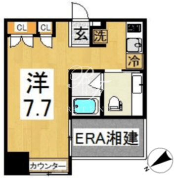 ザ・タワー芝浦 401 間取り図