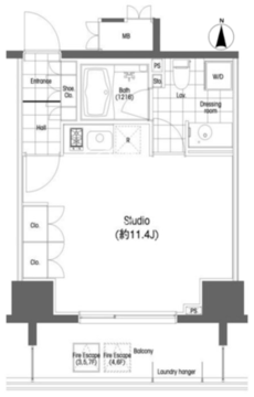 BPRレジデンス恵比寿 503 間取り図