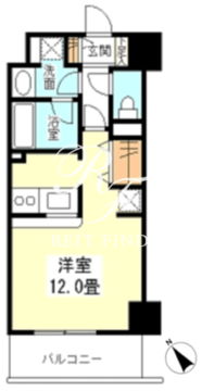 TKフラッツ渋谷 902 間取り図