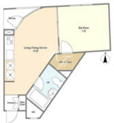 道玄坂スクエア 805 間取り図
