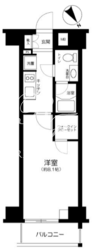 メイクスデザイン門前仲町3 303 間取り図