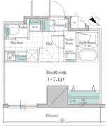 ガリシア大塚サウス 1102 間取り図