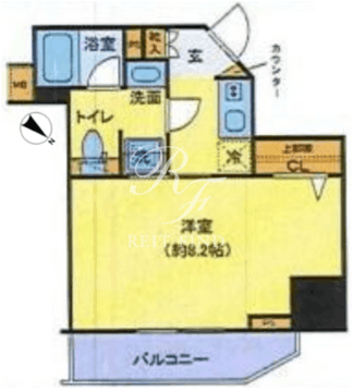 ガリシア大塚サウス 10F 間取り図