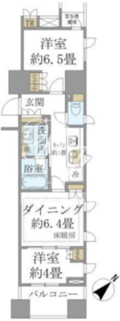 ブリリア銀座id 1009 間取り図