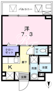 ヴァリヴィラージュ 303 間取り図