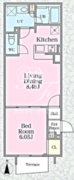 グランパセオ明大前3 103 間取り図