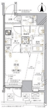 ディアレイシャス西大島駅前 301 間取り図