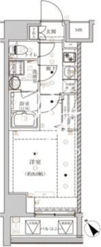 ベルシード上野松が谷 702 間取り図
