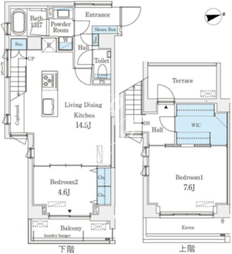 THE VERLUX TAKANAWA 504 間取り図