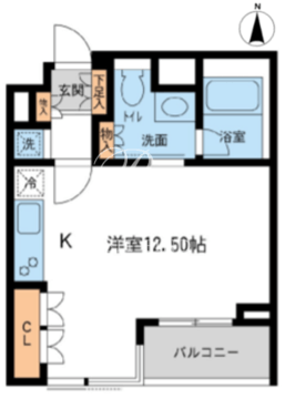 レジデンス白金コローレ 312 間取り図