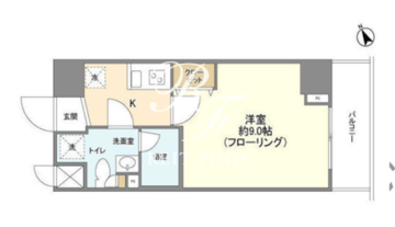 メインテラス上野 202 間取り図