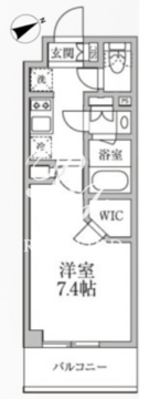 レジディア新御徒町2 504 間取り図