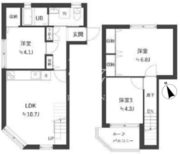 アーバンパーク不動前 401 間取り図