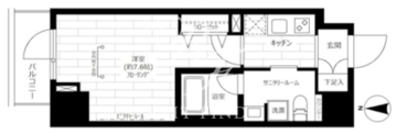 ステージファースト秋葉原 1402 間取り図