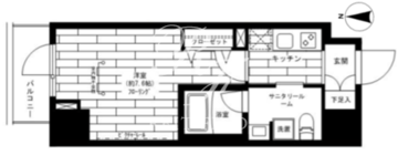 ステージファースト秋葉原 1302 間取り図