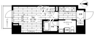ステージファースト秋葉原 502 間取り図