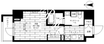 ステージファースト秋葉原 501 間取り図