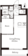 THE CLASS EXCLUSIVE RESIDENCE 202 間取り図