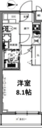 エスレジデンス亀戸ルーメ 1203 間取り図
