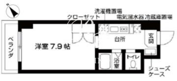 ローズウッド・ハイツ門前仲町 706 間取り図