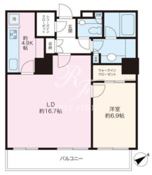東京ツインパークス L-21階 間取り図