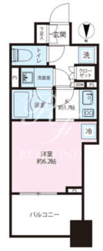 プライア渋谷 1402 間取り図