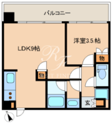 レジディア文京音羽 509 間取り図