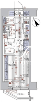 ブライズ東池袋 601 間取り図