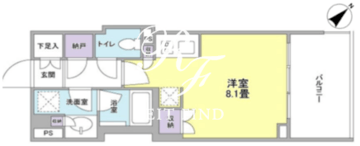 クローバー神田紺屋町 605 間取り図